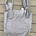 LeSportsac NWT Y2K New  Boutique Camille Pewter Grey Tote Bag Purse w Bow Handles Photo 0
