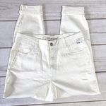 Maurice's Off white High Rise Ankle Jeggings by M Jeans Maurice’s Rolled Hem Curvy Photo 0