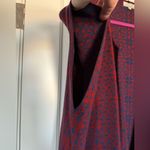 Cost Plus World Market Women’s Oversized Dark Blue and Red Duster Sweater Size undefined Photo 2