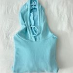H&M baby blue hoodie Photo 2