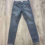 Hudson Sloane Skinny Jeans Raw Hem Size‎ 26 Gray Photo 1