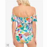 Lauren Ralph Lauren Off The Shoulder Tummy Control One Piece Swimsuit US 14 Photo 8