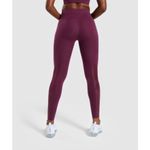 Gymshark  Geomesh Leggings Magenta Dark Ruby Pocket High Rise Purple S Photo 2