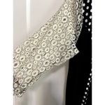 NWT Lily by Firmana Open Front Cardigan Size XL Whimsical Fun Flirty Black Photo 2