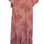 Honeysuckle Beach Pink Floral Midi Dress Photo 0
