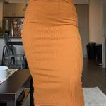 Bodycon fall Skirt Orange Photo 0