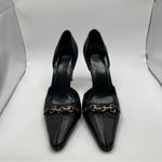 Coach Vintage  Y2K leather heel with the iconic horsebit hardware size 8 black Photo 3