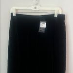 Club Monaco High-Rise Velvet Trousers Size 4 Black Luxe Holiday Party Pants ✔️ Photo 4