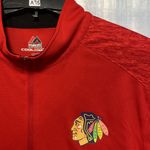 Majestic Chicago Blackhawks red zip-up pullover Photo 1