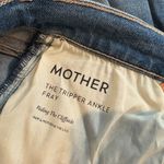 Mother The Tripper Ankle Fray Denim Blue Jeans Riding the Cliffside Size 31 Photo 5