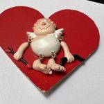 Hallmark Cards Cupid With Bow And Arrow Brooch Pin Valetine’s Day HMK Photo 1