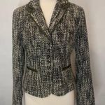 ABS Allen Schwartz Allen Schwartz Green Black Tweed Blazer Size 10 Photo 1