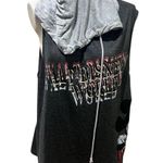Disney Parks Women's 2XL Gray Mickey Mouse Hooded Sleeveless Tank Top Photo 0