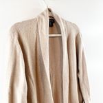 Rachel Zoe  Long Sleeve Open Cardigan Duster Sweater Tan Beige Medium Photo 5