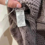 Loft NWT Faux Fur Muff Scarf Brown Patterned Faux Fur Thick Knit Inside Cozycore Photo 3