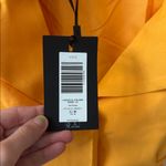 Y.A.S Tailored Blazer Mini Dress Corset Lace Up Side Magi Orange Medium NWT Photo 5