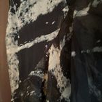 Religion  LONDON | Black Tie Dye Ruffle V Neck Dress | UK Size Medium / 12  / 40 Photo 2