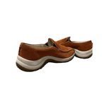 L.L. Bean Brown Suede Slip On Comfort Work Hard Sole Shoes Women Size 10M Photo 4