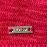 Tommy Hilfiger  cardigan Large Hot pink Fushia bell sleeve embroidered design Photo 2