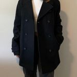 Calvin Klein Black  Pea Coat Photo 0