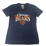 NFL Team Apparel NFL Chicago Bears Women's Distressed Graphic Print T-Shirt in Navy, XL Photo 0