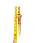 Geneva Women's Leopard Print Quartz Watch Beige & Black 10" Adjustable Resin Ban Photo 2