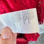 Maeve  Anthropologie Red Lace Summer Moon Dress Womens 10 Strappy Knee Length Photo 10