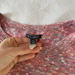 American Eagle Vintage 90s  Womens Size Small Sweater 3/4 Sleeve Pink Coquette Photo 2