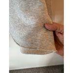 Free People Baldwin Graphic Cropped Hoodie Womens Medium Gray Cotton Sweatshirt Photo 5