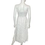 Faithfull the Brand  Francesca Midi Dress Plain White Women’s Sz XS Photo 3