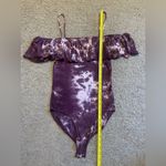 American Eagle  Outfitters Bodysuit, Off-The-Shoulder Ruffle Spaghetti Strap Tank Photo 8