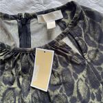 Michael Kors NET: Green and Black Safari Dress Photo 6