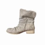 Jellypop  Buckle Detail Side Zip Faux Fur Booties Sz‎ 9 Photo 2