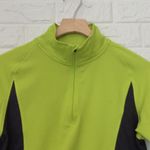 Champion  semi fitted‎ long sleeve neon green shirt Photo 1