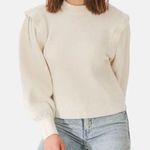 Ella Moss Moss Rose wool blend coquette ruffle puff sleeve sweater Photo 0