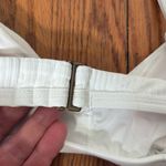 ANDIE  Valencia Bikini Top Ribbed White size‎ M NWT Swimsuit Photo 6