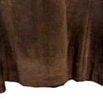Lord & Taylor Brown Suede Leather Jacket Button Front Lined Pockets Size XL Photo 10