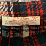 Vintage Red Tartan Plaid maxi wrap skirt size S Red Photo 2
