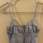 Cotton Candy LA Blue Front Tie Top Photo 1