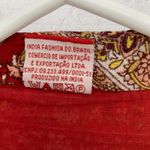 India Fashion Red Mandala Paisley Mini Dress Size M Size M Photo 15