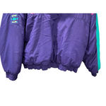 Vintage 90's NILS Size 2XL Ski Jacket Colorful Puffer Pockets Zip Snap Retro Purple Photo 11