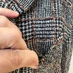 Karl Lagerfeld Blazer 42 (US 10) Made in France Wool Blend Plaid Jacket Photo 6