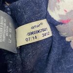 Aerie Pink Floral Blue Pajama Lounge Pants Small Photo 3