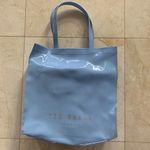 Ted Baker Blue Plastic Bow shopper tote large Photo 3