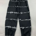 Japna  Charcoal Tie Dye Lightweight Challis Jogger Pant M Photo 0