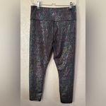 Zyia  Black Vertical Mirage Light n Tight Hi-rise 7/8 24" Size 8-10 Photo 11