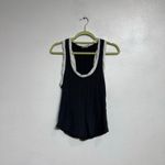 Pilcro  Black Ribbed Racerback Tank Top Sz S Photo 1