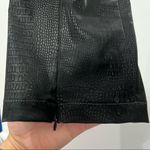 Good American  The Croc Exec Pants High Rise In Black‎ Size (5) 2X Photo 6