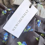 We Wore What Ruffle Watercolor Ditsy Floral Print Long Sleeve Blouse Size Medium M Photo 6