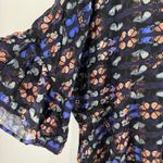 Avenue Tunic Top Womens Size 22/24 Harper V-Neck Butterfly Ruffle Plus Curvy NWT Photo 6